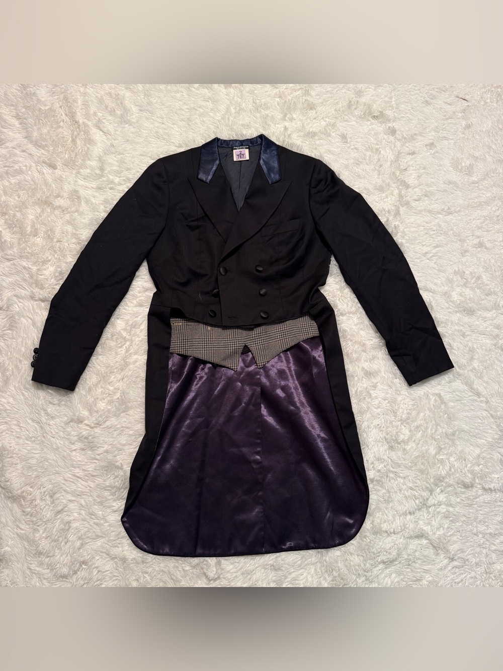 Women’s Size 14T Navy Grand Prix Hadfield Horseback Riding Show Coat Shadbelly